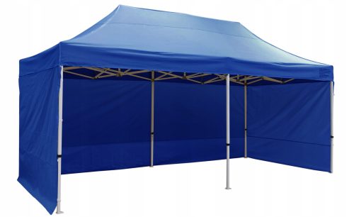 Kerti pavilon, sátrak - Nehéz sátor 3x6 kék 64 kg -os értékesítési pavilon
