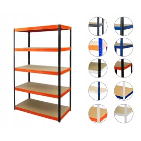 Fém raktári polc 213 x 90 x 60 cm