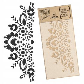   Stencil festéshez - Festési sablon / 21x45cm / dísz łowicki