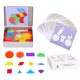 Montessori játék - Mágneses montessori puzzle puzzle puzzle játékblokkok