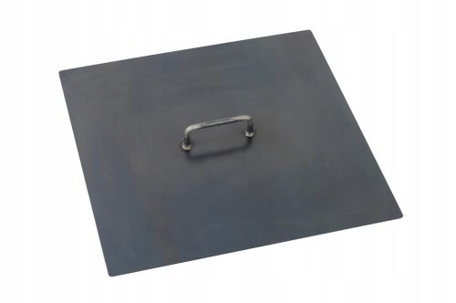  Négyzetes kandalló fedél 80 cm Grill Tábortűz
