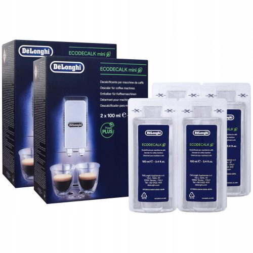 Vízkőoldó kávéfőző gépekhez - Delonghi Ecodecalk 4x100ml tervező