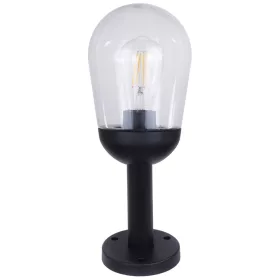  Kerek SuperLED E27 világítóoszlop, 37 cm, fekete