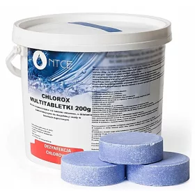   Medence kémia - Multifunkcionális klór 200 g kék medence tabletta 3kg