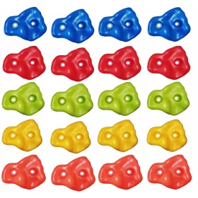 SZÍNES kövek mászáshoz 5 db