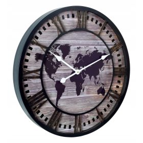   Óra - Gockowiak falióra, fekete, szürke árnyalatok, arany, 60 cm