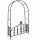 Pergola - Pergola fém Wideshop ív 240 cm
