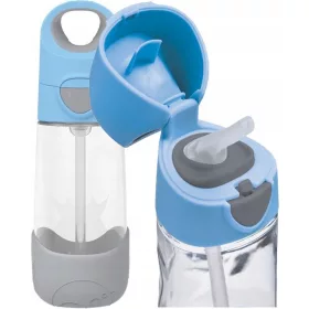  B.Box tritán kulacs szívószállal, rózsaszín, 450 ml