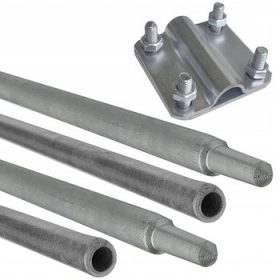    FÖLDELŐTÜS HAJTÁSÚ RÚD TELJES 6M + DRÓTÁGY CSATLAKOZÓ 4x1,5M