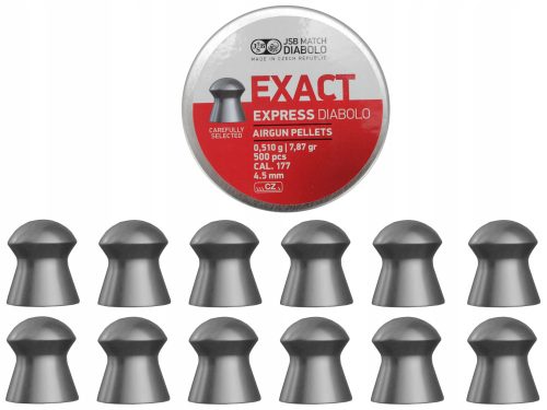 Patronok légpuskához - Diabolo JSB pontos Express 4.52/500