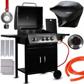 Gáz grillsütő . Aguty Tiller -testű földtermelő erős