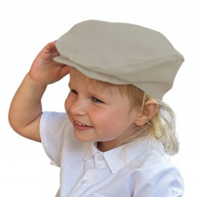   Sapka a csecsemőnek - Bézs sapka egy fiú számára - lengyel termék