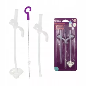   Palack szájrész - B.Box szalmacső egy csésze vizes palackhoz x2+ kefe
