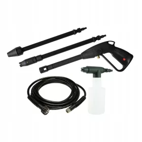   Készlet magasnyomású mosókhoz - Lanca Turbo tömlő 10 méterre a fekete descker bosh alátéthez