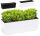  Deco4Home virágcserép 56 cm x 19,5 x 19,5 cm műanyag fehér