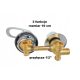 Zuhany csaptelepek - Keverő keverő 1/2 "kabin 100 mm 3 funkció