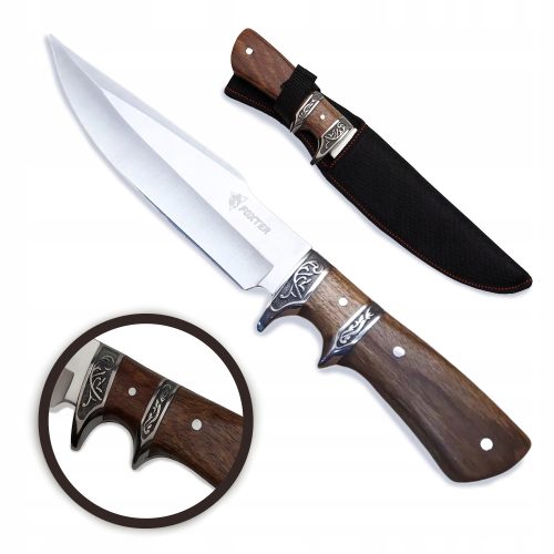 Kés, machete - Finka cserkész vadászkés 30 cm -es borítás