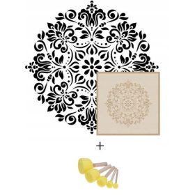   Stencil festéshez - Újrafelhasználható festési sablonok 14x űr
