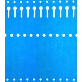  Tyvek címkék 17x220 redőzött 2500 db kék