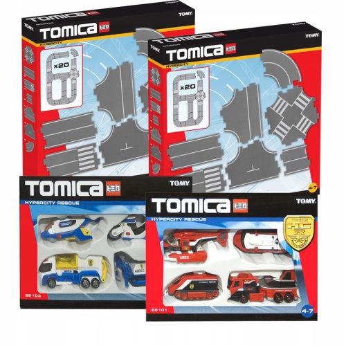  TOMICA - MEGA ÚT + AUTÓKÉSZLET
