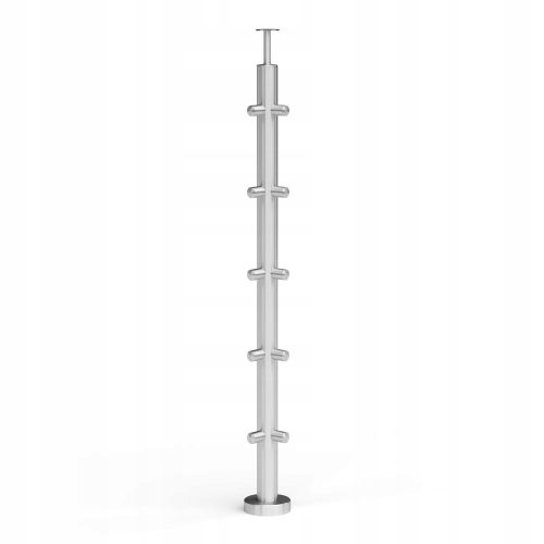 Kapaszkodó a lépcsőhöz - Sarok után Ø42,4 mm, 10 db x Ø12,0 mm, vágás