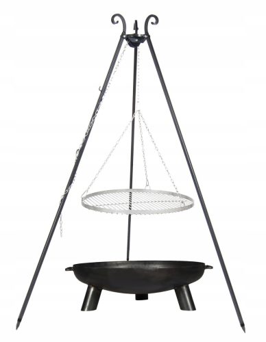  KERTI GRILL FÜGGŐ ÁLLVÁNY KANDALLÓ 70cm