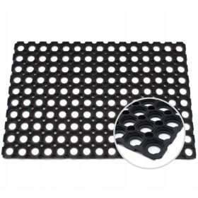   Szennyfogó szőnyeg - Kész gumi lábtörlő kültéri használatra, 100 x 150 cm