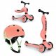 Gyermek robogó - Scoot and Ride Scooter Ride +sisak XXS-S Peach