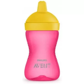   Bögre, üveg csecsemőnek - Avent bögre vizes palack szájrész 18 m+ 300 ml lány