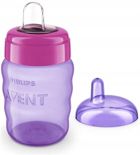 Bögre, üveg csecsemőnek - Avent Philips Non -Cappets puha 260 ml 9m+
