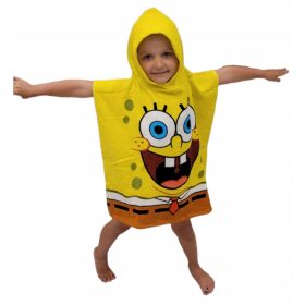   Baba törölköző kapucnival - Spongyabob poncsó kapucnis fürdőlepedő