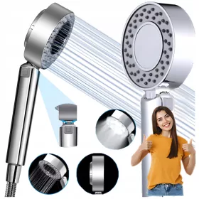 Smart Bits Turbo zuhanyfej, króm patak