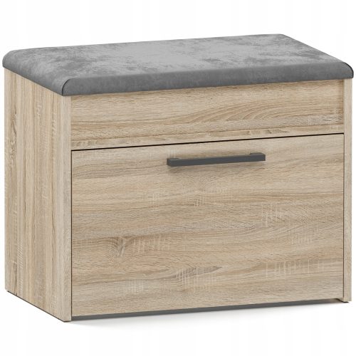 TopEshop cipős szekrény üléssel 60 x 49 x 35 cm sonoma tölgy