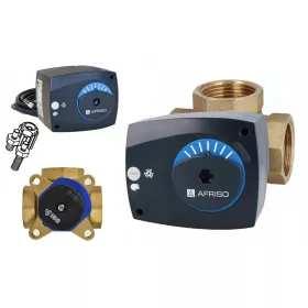   Afriso aktuátor 1414100 230V 102x84x76 mm + Ibo szelep 1'' IBO MIX 3 DN25