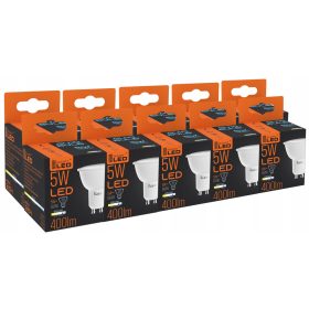 LED izzó GU10 5W Cold White - 6500K