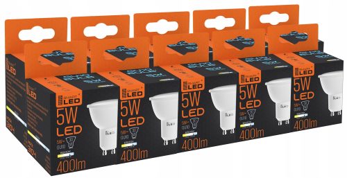 LED izzó GU10 5W Cold White - 6500K
