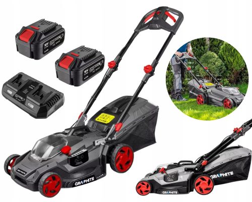  Grafit 40 cm-es akkumulátoros fűnyíró + Li-Ion Grafit akkumulátor 18 V 4 Ah