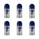  Nivea MEN Silver Protect 6 db 50 ml-es roll-on izzadásgátló