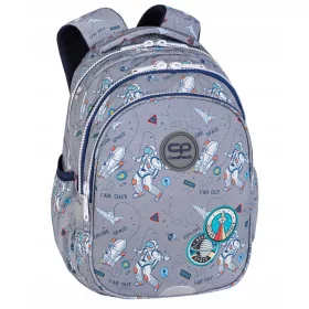    CoolPack többrekeszes iskolai hátizsák, Szürke és ezüst árnyalatai, Többszínű, 21 éves