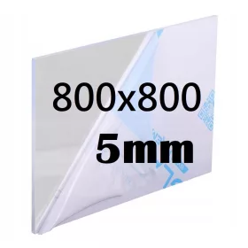 Színtelen PLEXI tábla 800x800x5mm méretre vágva