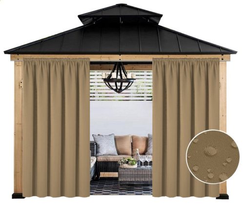 Kerti pavilon, sátrak - Kerti függöny 155x230 a pavilon vízkereskedő számára