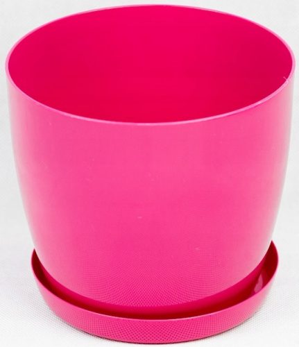  BratGO virágcserép 28 cm x 28 x 25,1 cm átmérő 28 cm műanyag rózsaszín árnyalatok