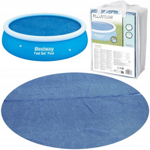 Ponyva a medencéhez - BORÍTÓ SOLÁR FÓLIA MEDENCÉRE 305cm Bestway 58241