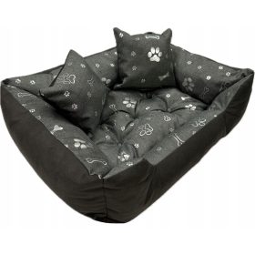    WBM Szürke, ezüst árnyalatú kutyajáróka varró 75 cm x 65 cm