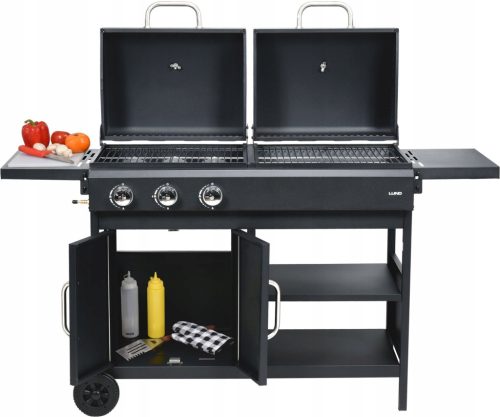  Lund 8,6 kW-os gáz-szén grill