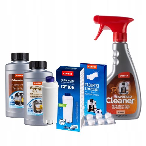  DELONGHI Filter vízkőmentesítő tabletta COFFIX kávéfőző karbantartó készlet