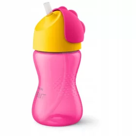   Bögre, üveg csecsemőnek - AVENT BÖGÉS 300ml SZALMA fiú 12m+ SCF798/02