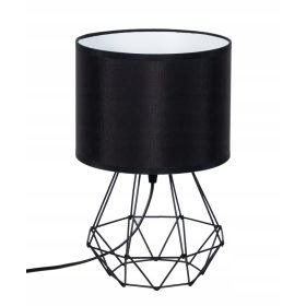 Fekete tetőtéri éjszakai lámpa LED -es lámpával