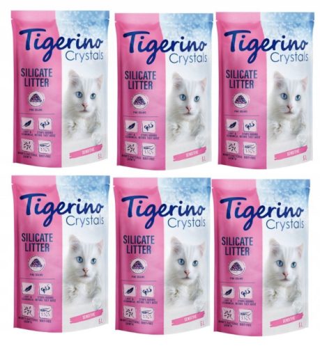 Alom nyulaknak és kis rágcsálóknak - Tigerino Fun szilikon alom, rózsaszín szilikát 6