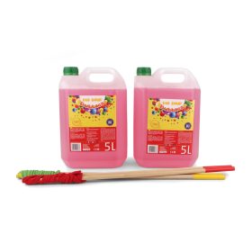   Bublifuk gyerekeknek - SET Buborékos folyadék 2x5L +2x STICK - PL - MBTOYS